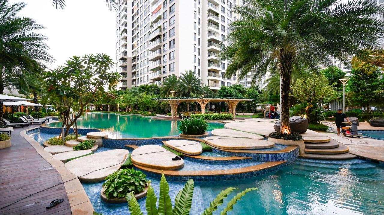 Estella Heights Saigon City View 2Br Apartment & Pool, Ho Chi Minh-staden Exteriör bild