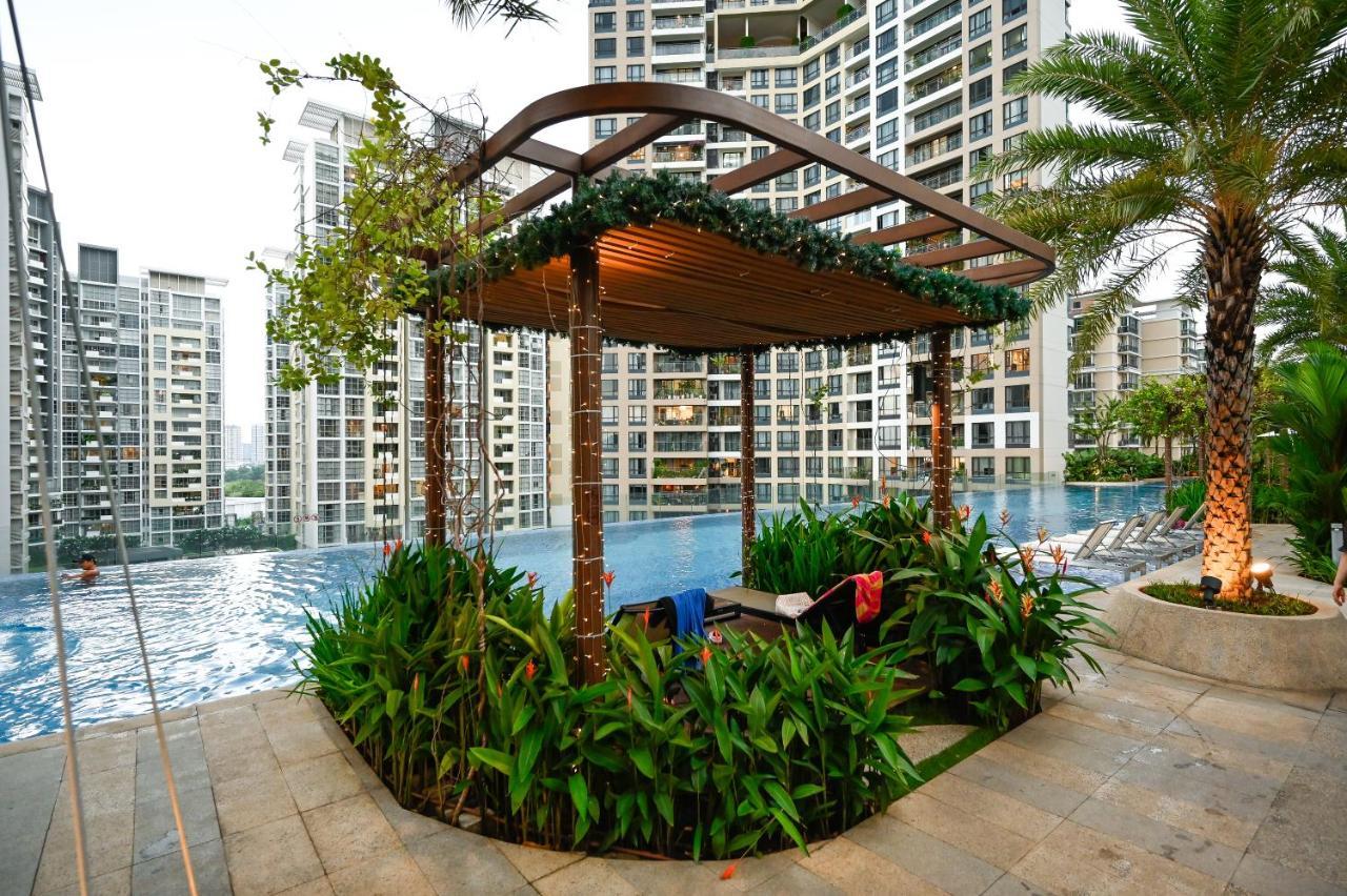 Estella Heights Saigon City View 2Br Apartment & Pool, Ho Chi Minh-staden Exteriör bild