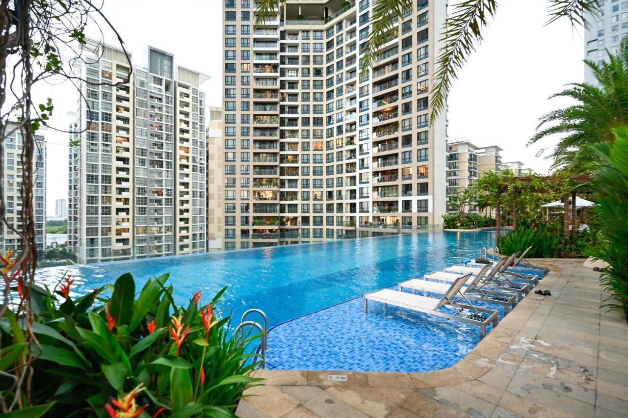 Estella Heights Saigon City View 2Br Apartment & Pool, Ho Chi Minh-staden Exteriör bild
