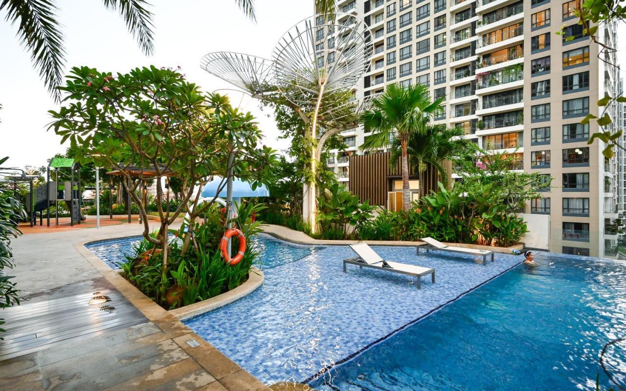 Estella Heights Saigon City View 2Br Apartment & Pool, Ho Chi Minh-staden Exteriör bild